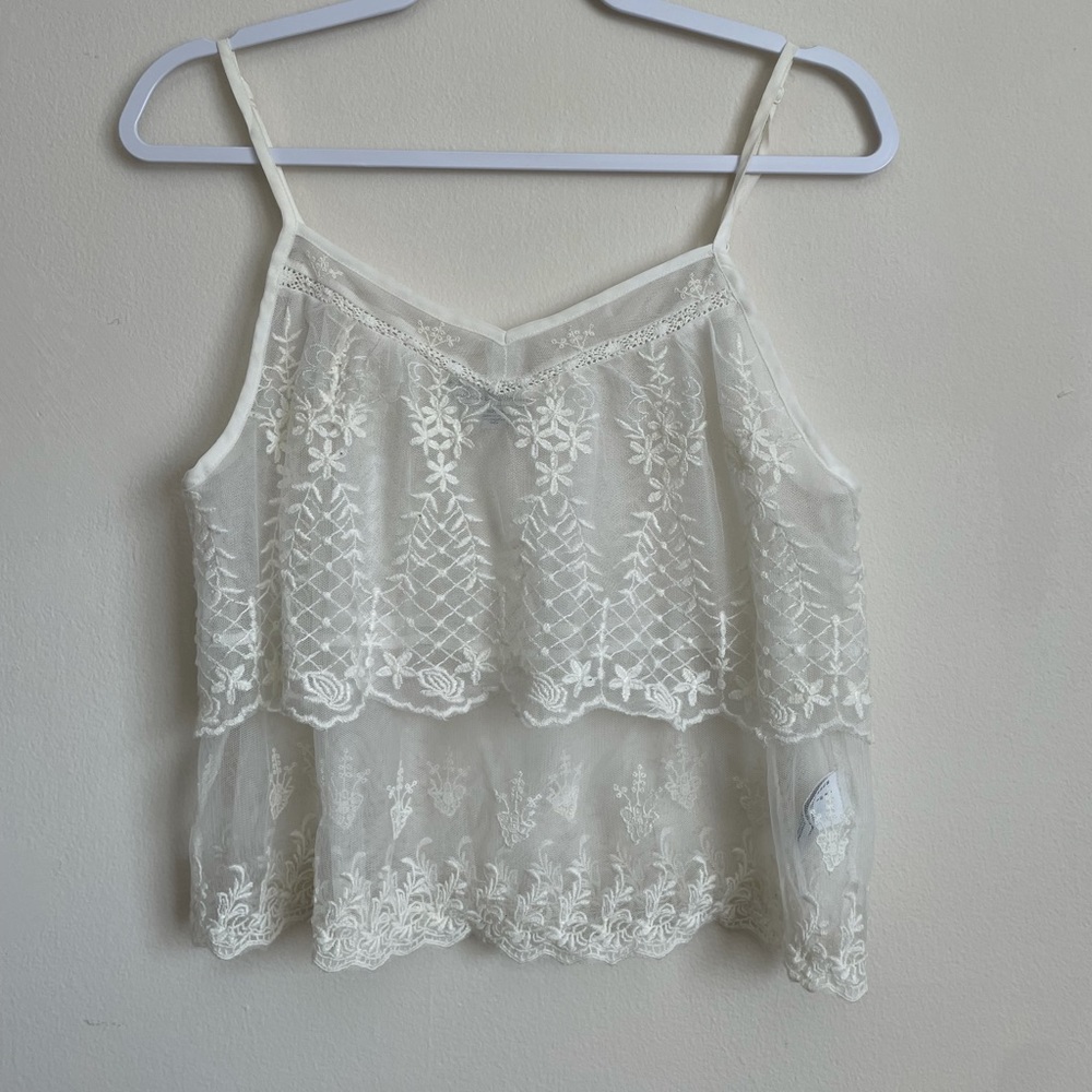 ✨Sheer American Eagle Tank Top✨